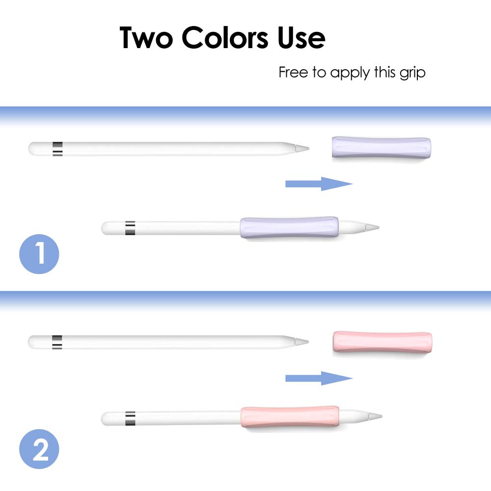 2-Pack Ergonomics Grips for Apple Pencil Q883