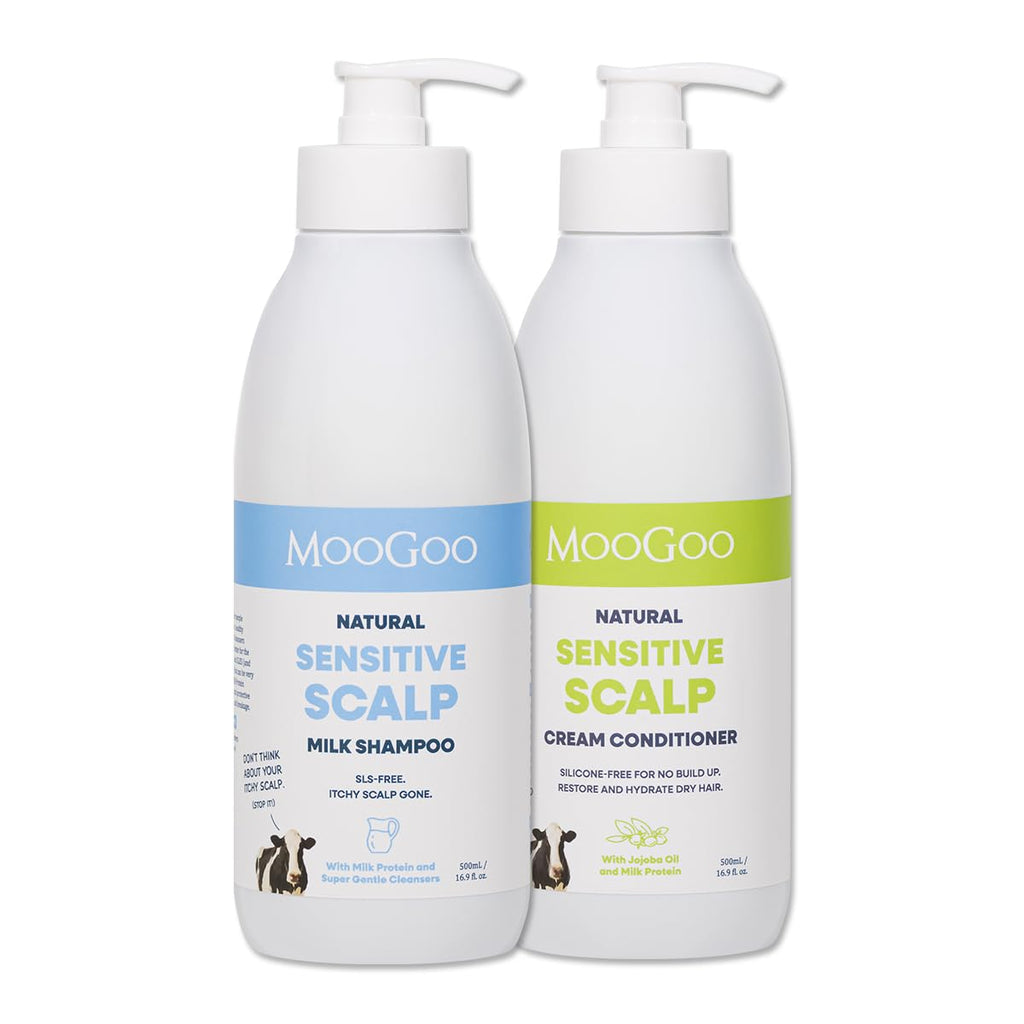 Natural Milk Shampoo & Cream Conditioner Pack - Sulphate-Free, Silicone-Free, Paraben-Free - 2x 16.9 fl oz Z629350