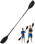 Adjustable Telescopic Kayak Paddle Stainless Steel Shaft Fiberglass Blades Y5585