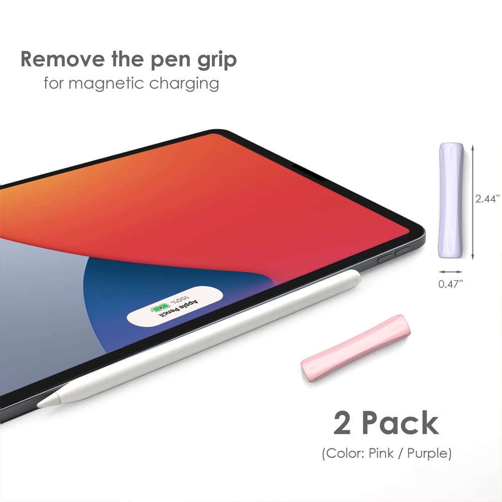 2-Pack Ergonomics Grips for Apple Pencil Q883