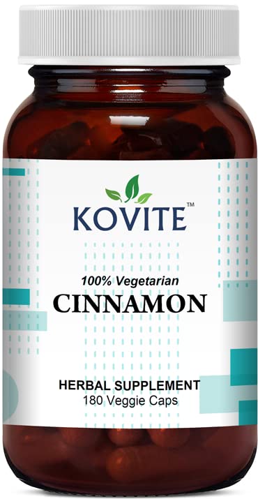 Organic Cinnamon 1000 mg 180 Vegetable Capsules K204208