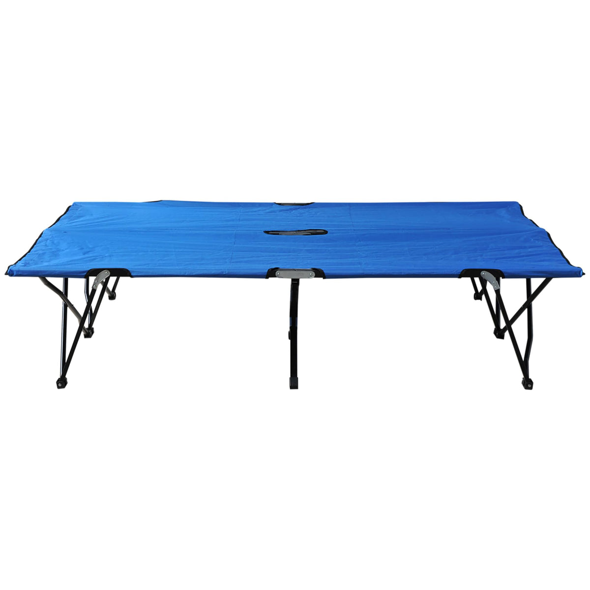 2 Person Folding Camping Cot with Carry Bag E71637