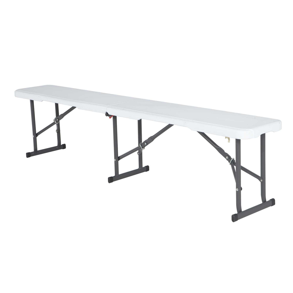 Portable Folding Bench, 6-Foot, UV-Resistant, Powder-Coated Steel W463046