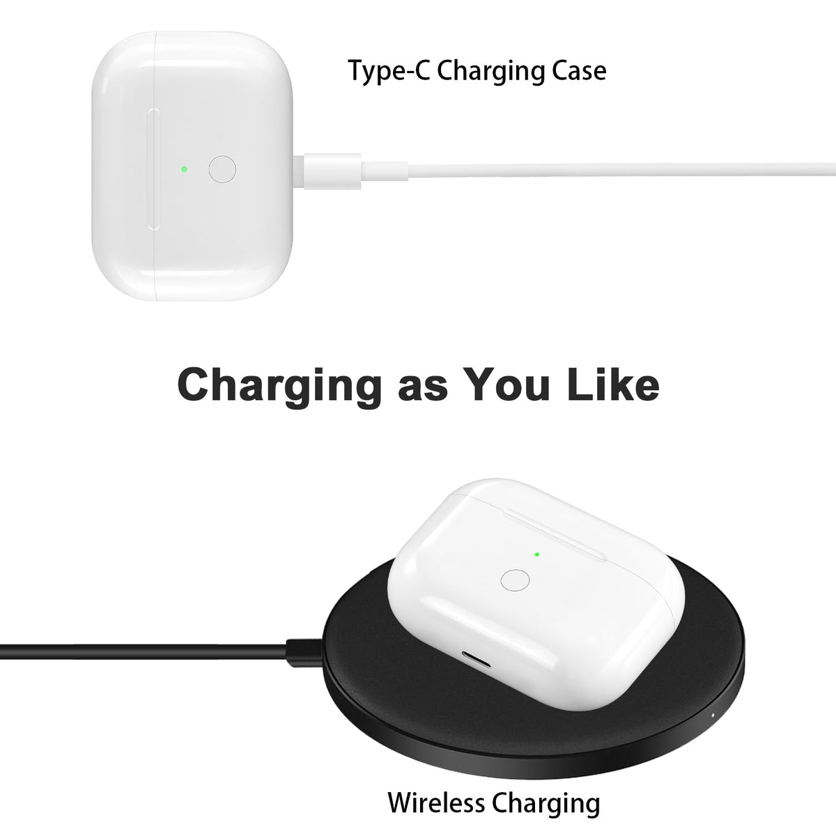 Wireless Charging Case with USB-C Charging K579