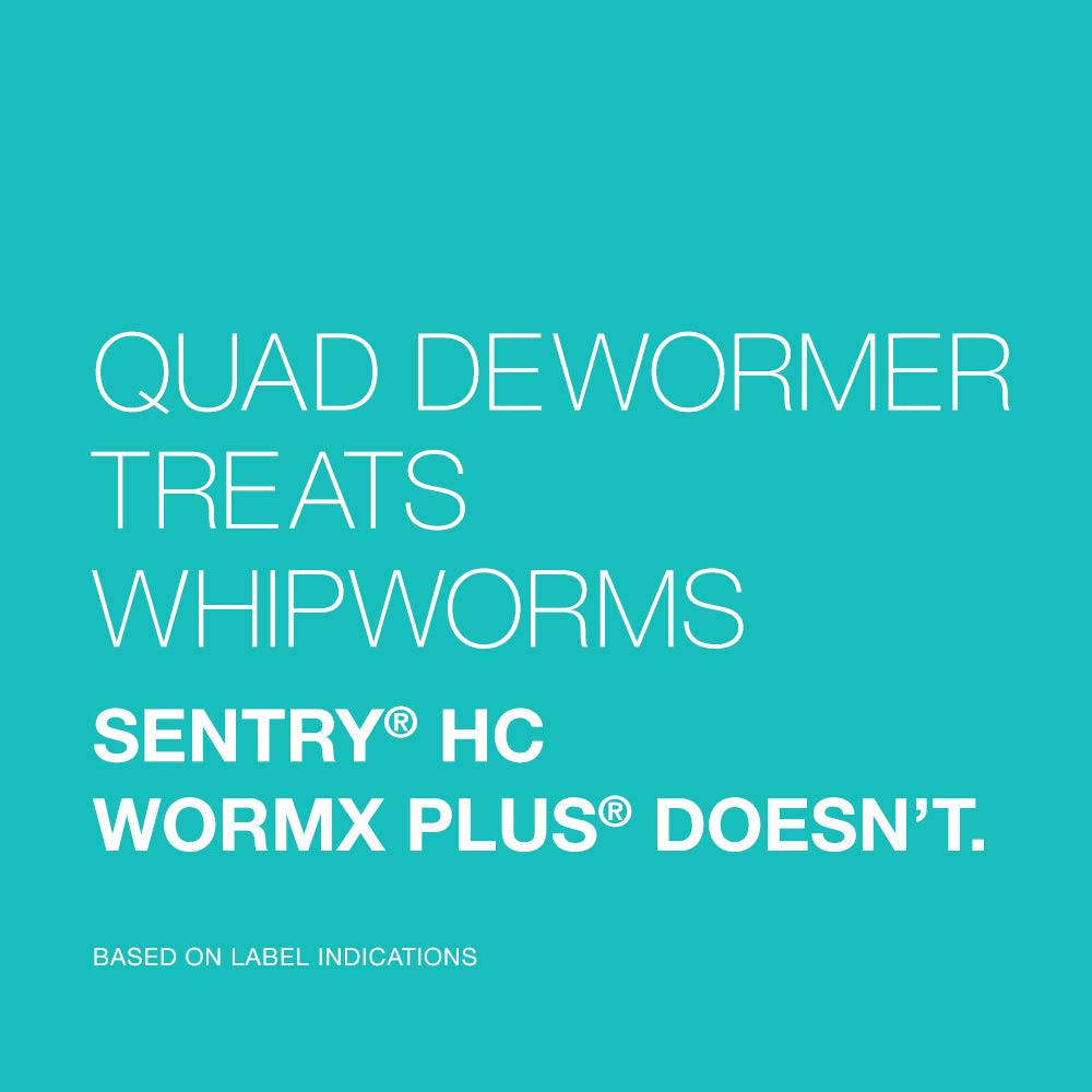 Chewable Dewormer for Small Dogs, 2-25 lbs, 4 Tablets E465599