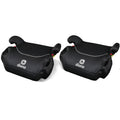Black Backless Booster Car Seats, Pack of 2 E54284