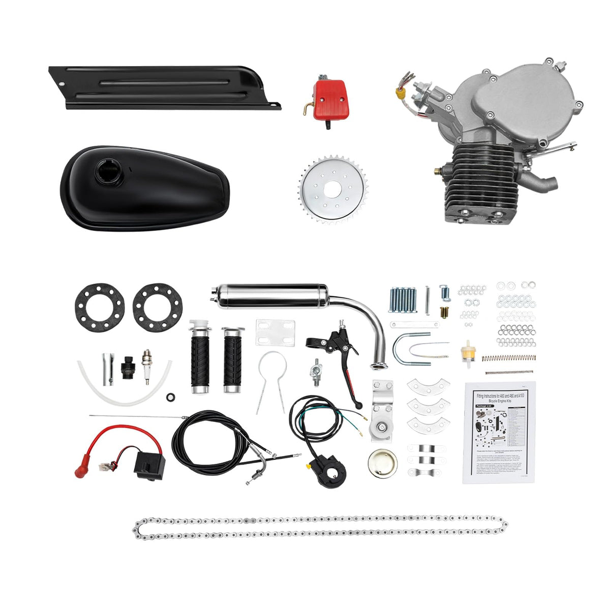 2-Stroke 100cc Bicycle Engine Kit J415
