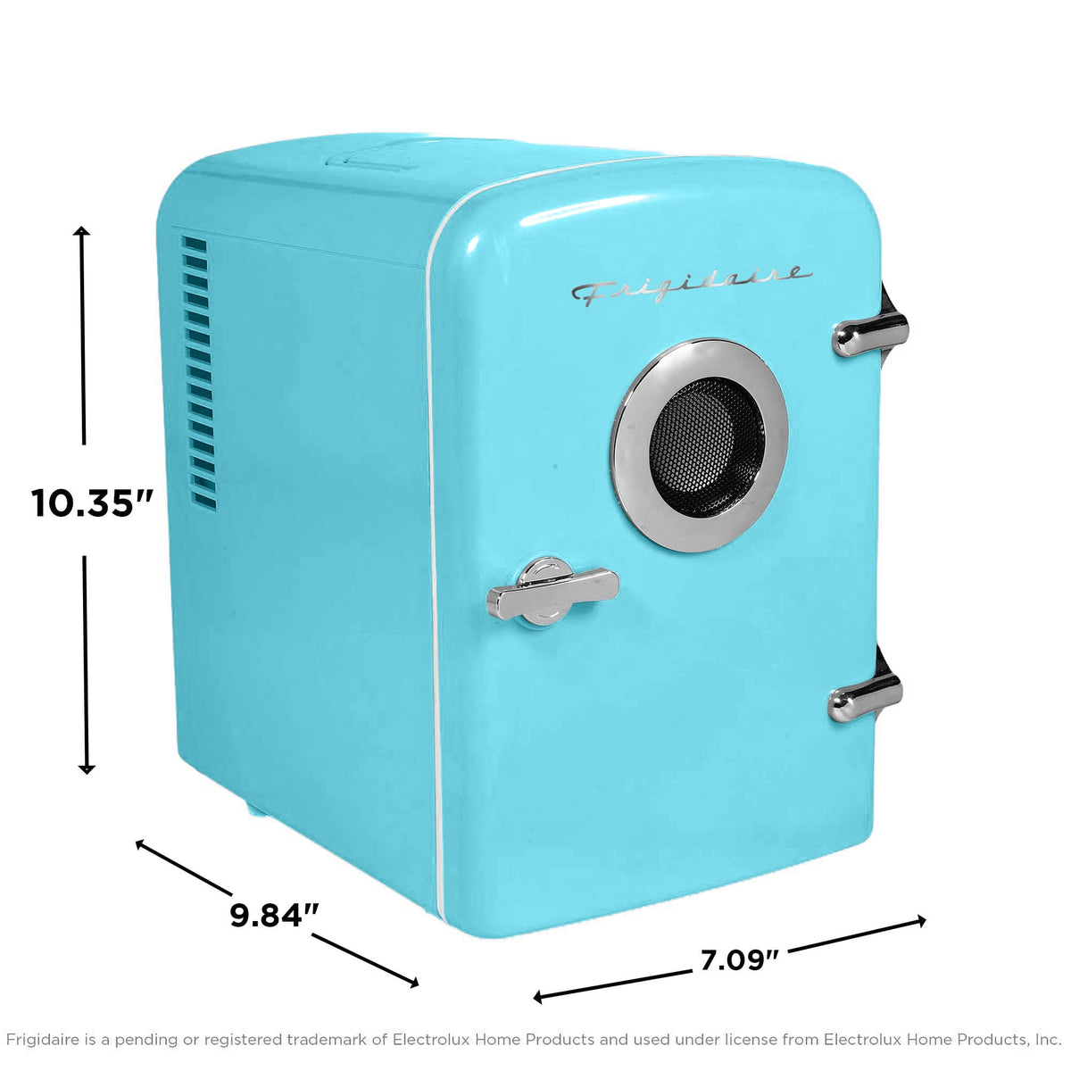 Mini Portable Compact Personal Fridge Cools & Heats, 4 Liter Capacity, Blue A908892
