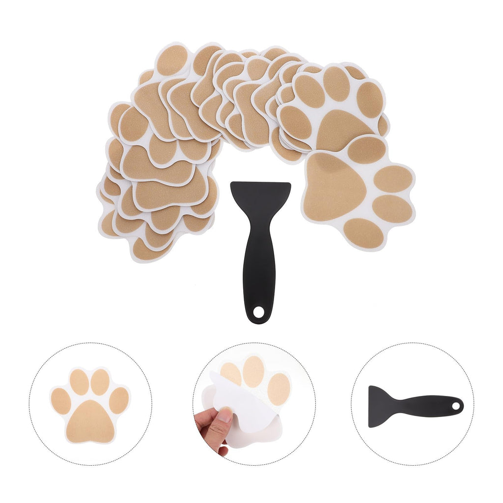 PEVA Anti Slip Bathtub Stickers with Dog Paw Patterns Y999741