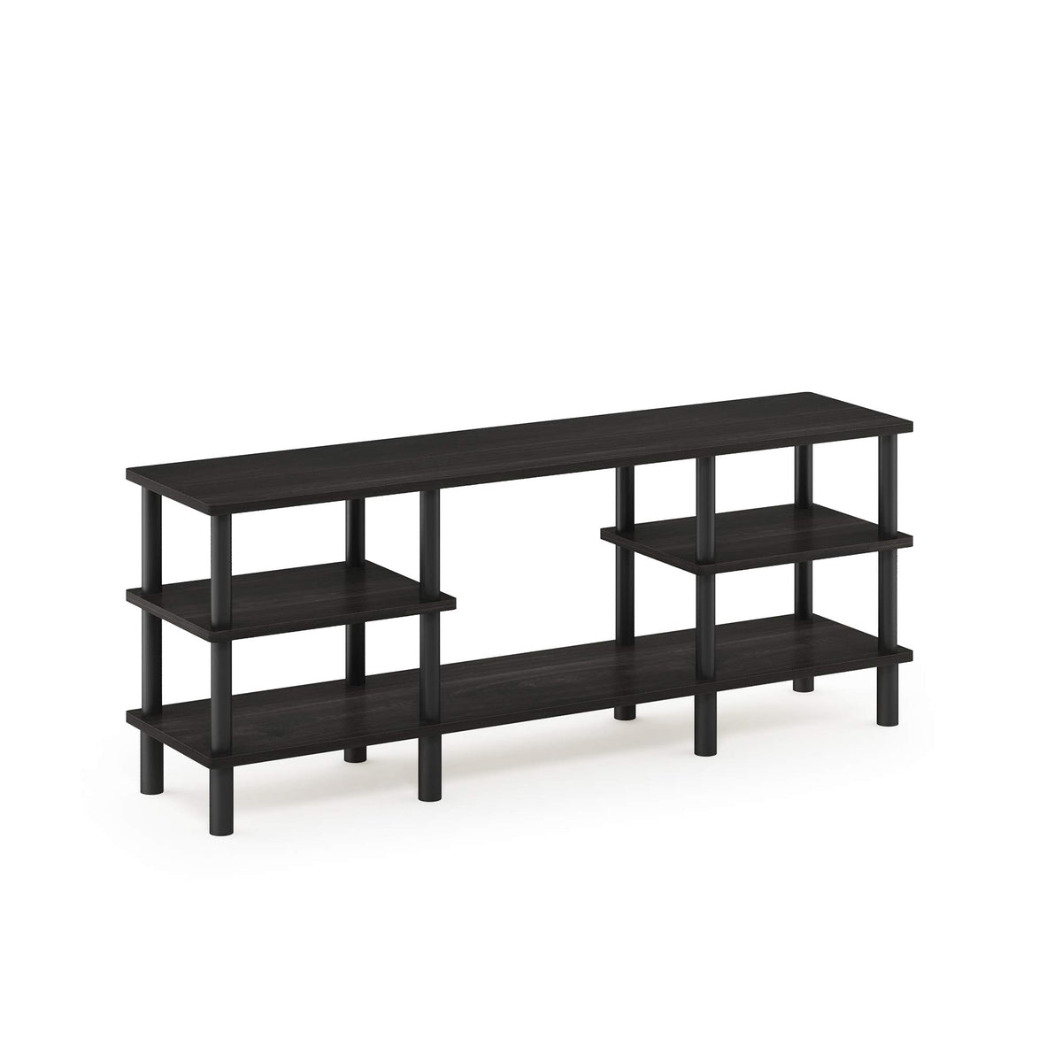 Espresso 3-Tier Open Shelf TV Stand U60758