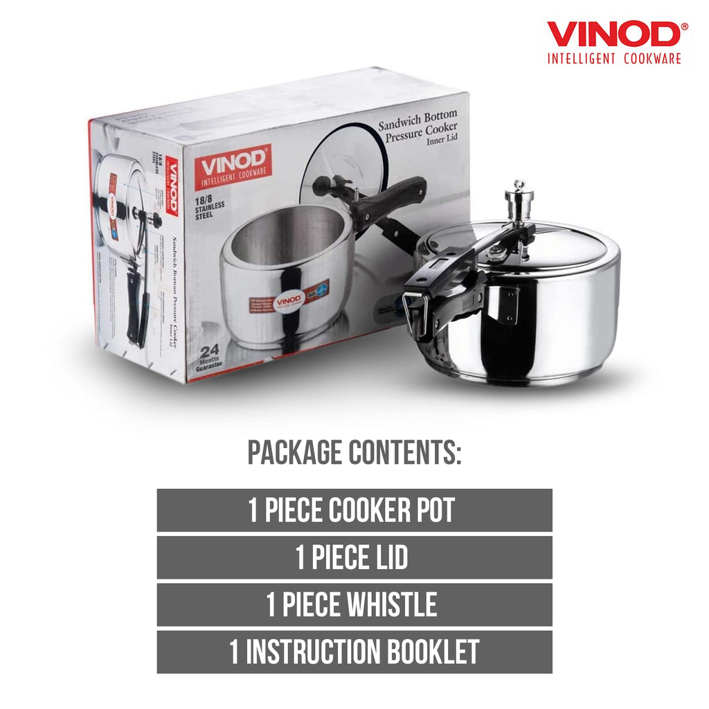 3 Liter Stainless Steel Pressure Cooker Z8944