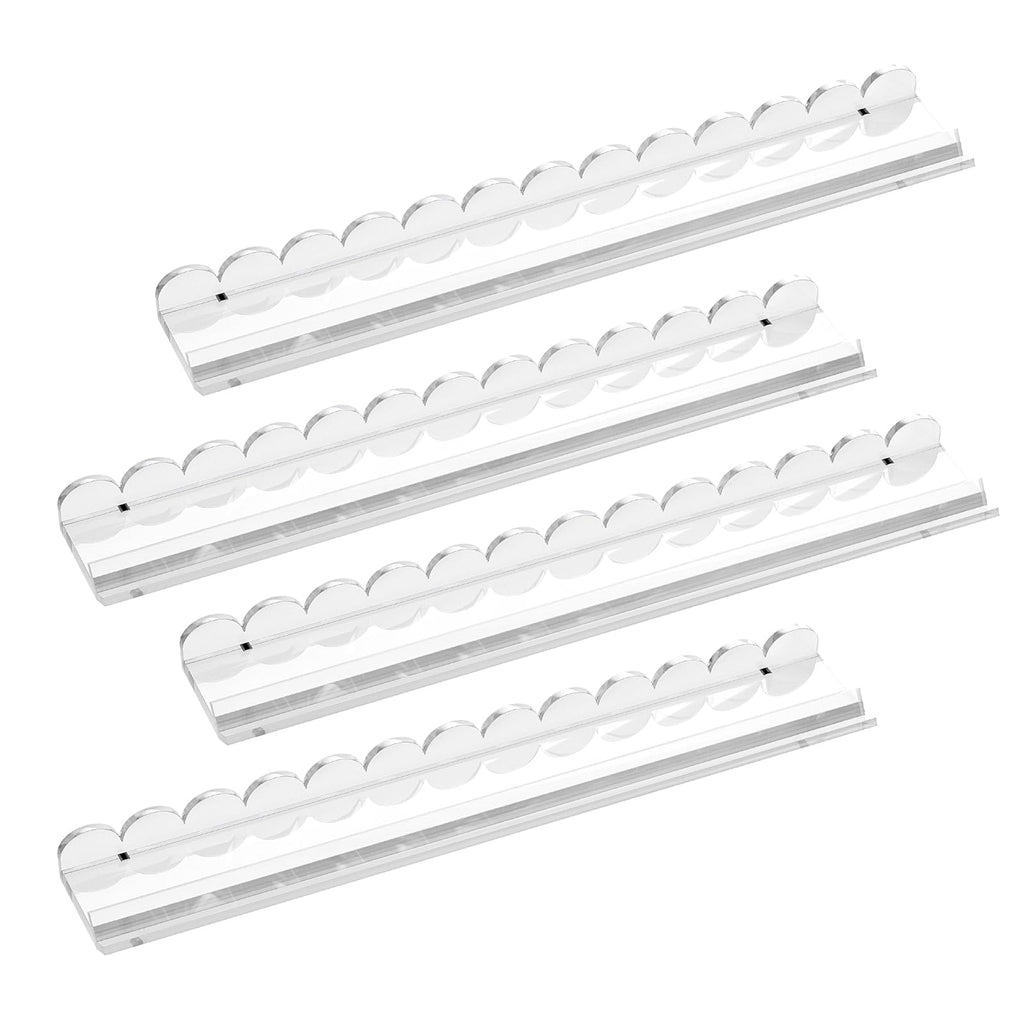 Clear Acrylic Mahjong Racks with Pushers, 4-Pack J7047