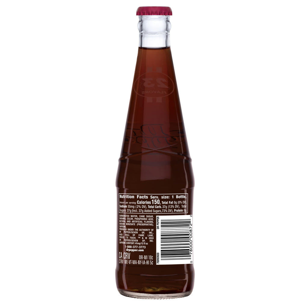 Real Sugar Soda 12 Oz Glass Bottle Pack of 6 L95474