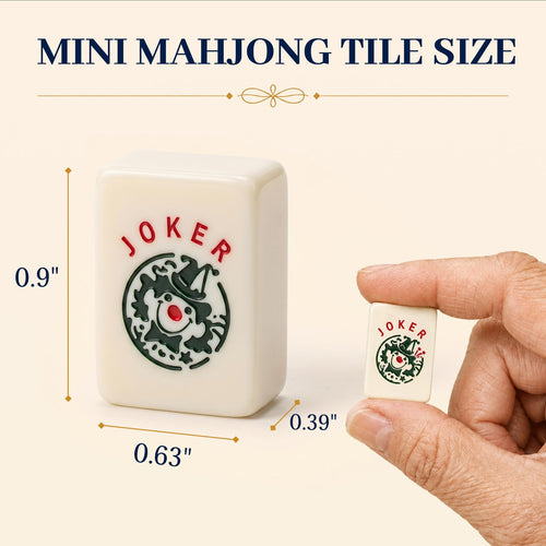 0.9-inch Mini Mahjong Set X710846