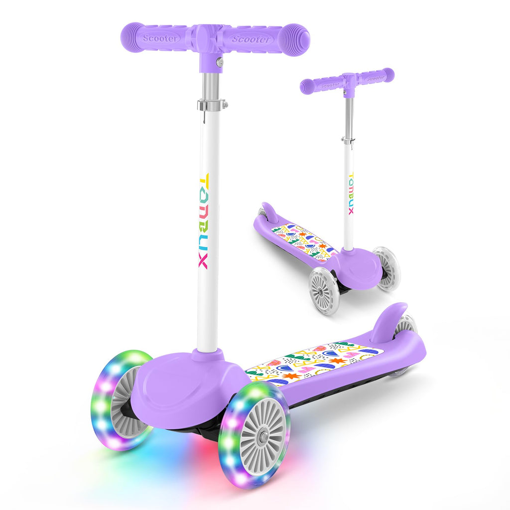 Kids 3-Wheel Scooter with Light-Up Wheels X565