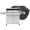 6+1 Burner Propane Gas Grill with Cover and Rotisserie Kit K202