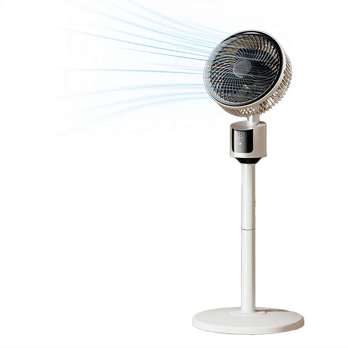 Standing Fan with Remote, 90° Oscillating, 3 Speeds, Adjustable Height L697