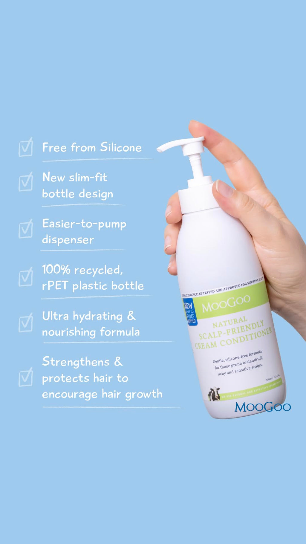 Natural Milk Shampoo & Cream Conditioner Pack - Sulphate-Free, Silicone-Free, Paraben-Free - 2x 16.9 fl oz Z629350