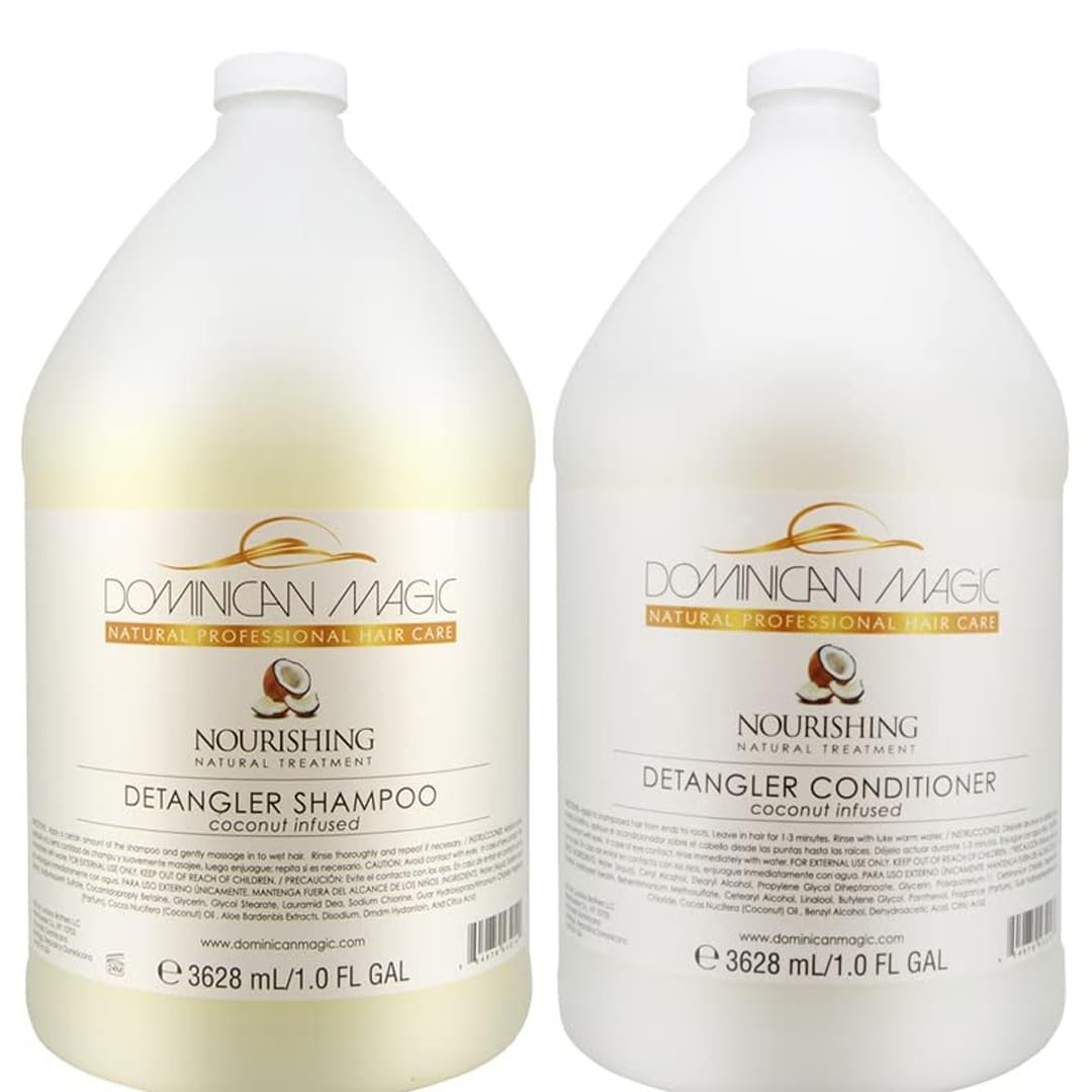 Coconut Oil Aloe Vera Shampoo and Conditioner 1 Gal x 2 H771