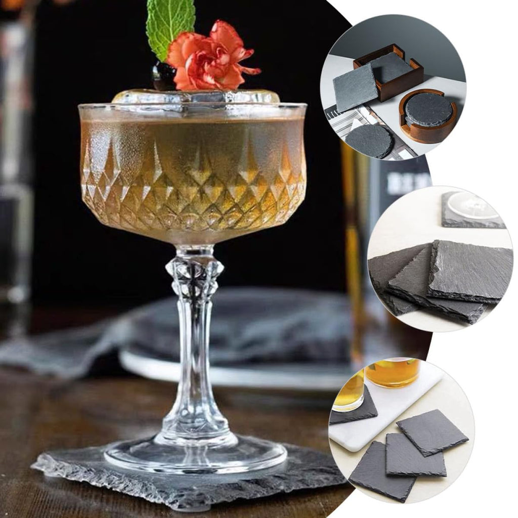 Natural Stone Coasters Set B25680