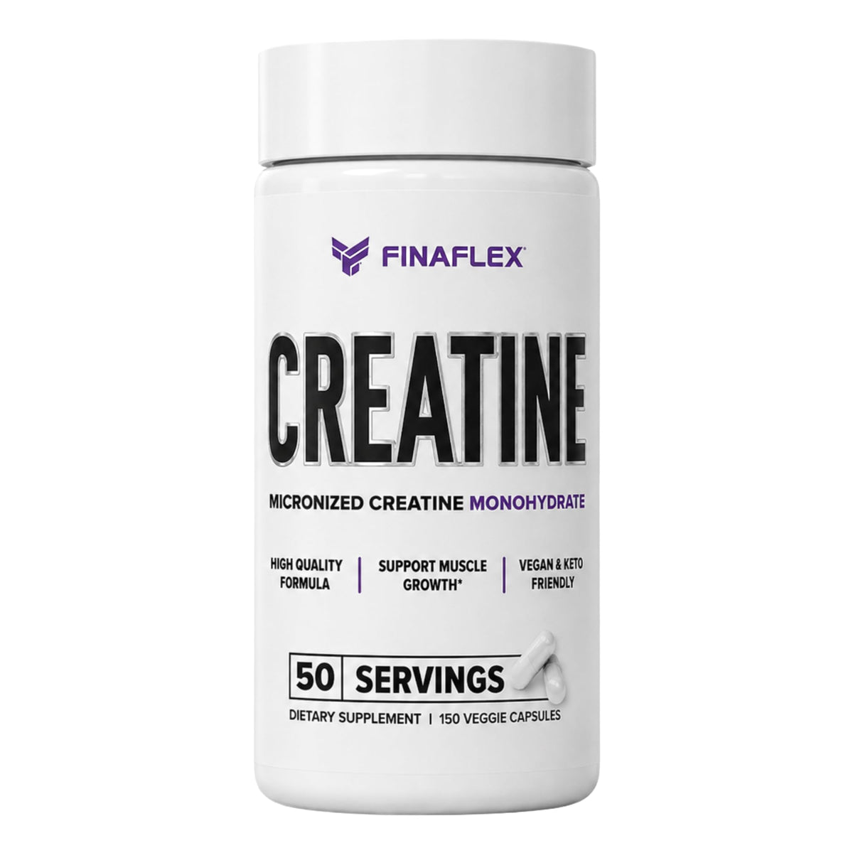 Pure Micronized Creatine Monohydrate 150 Capsules H750