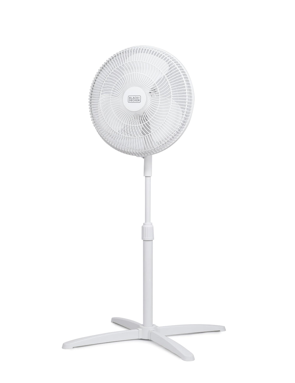 16-Inch Oscillating Pedestal Fan, 3 Speeds, White J57328