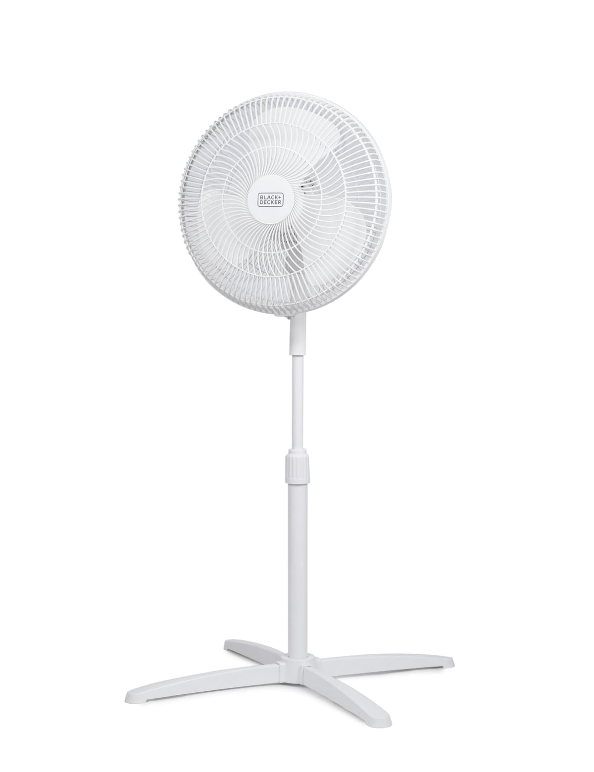 16-Inch Oscillating Pedestal Fan, 3 Speeds, White J57328