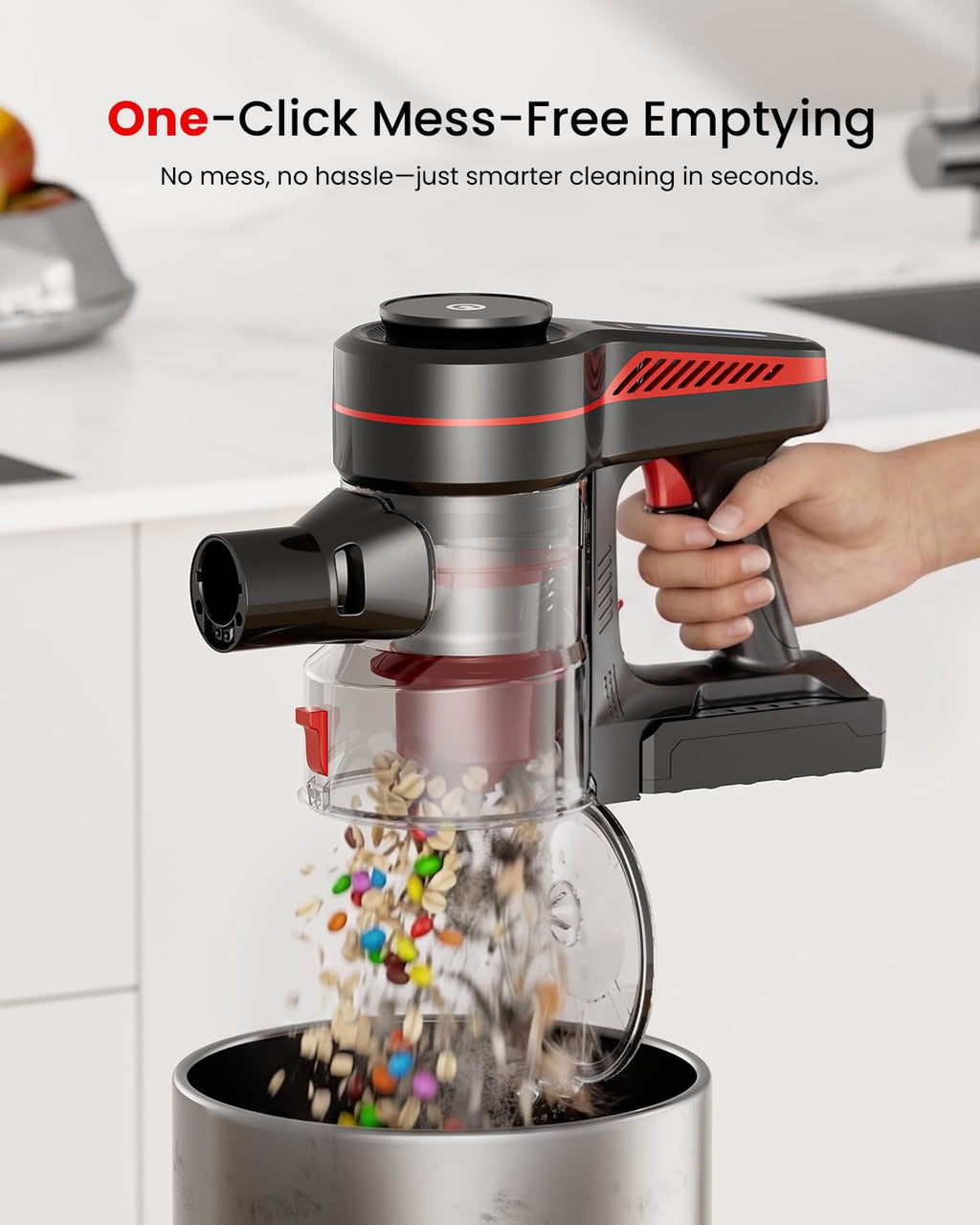 Lightweight Cordless Stick Vacuum Cleaner 45kPa 6 in 1 K208544
