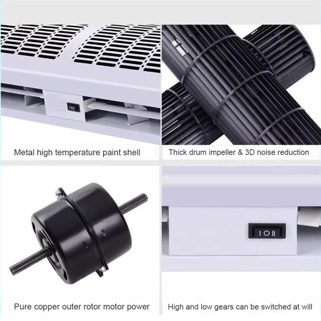 Over Door Air Curtain 60cm 2 Wind Speeds Remote Control U7264