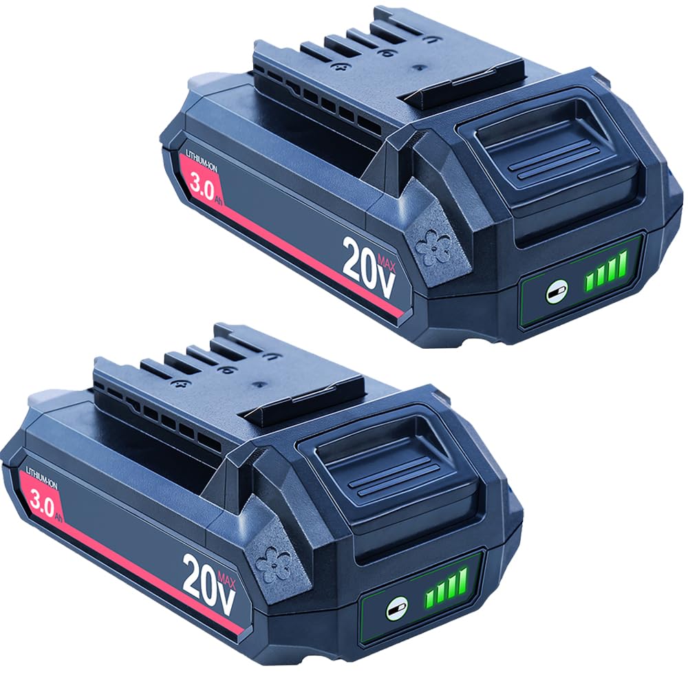 20V 3000mAh Lithium-Ion Battery 2 Packs B452