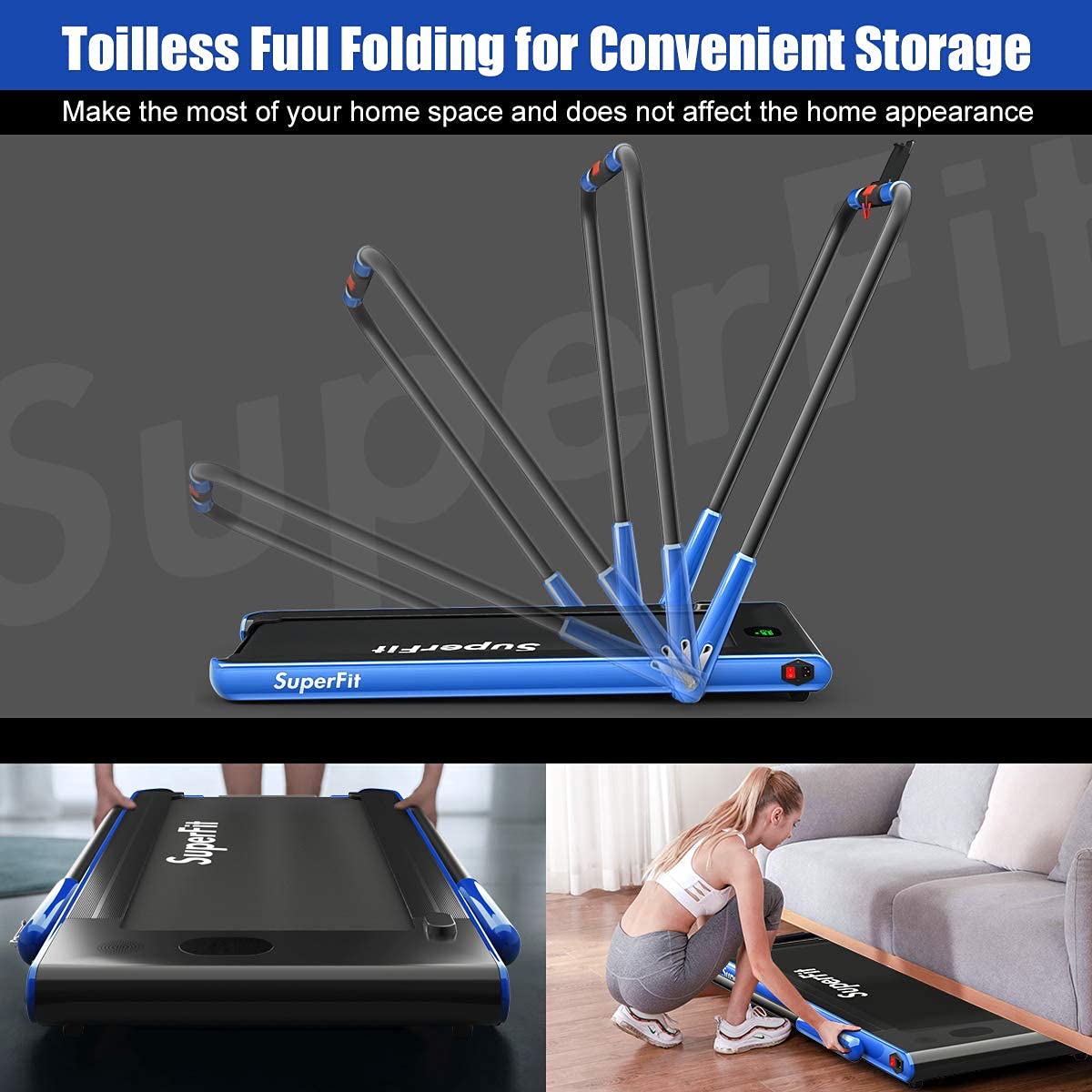 2 in 1 Folding Treadmill R65294