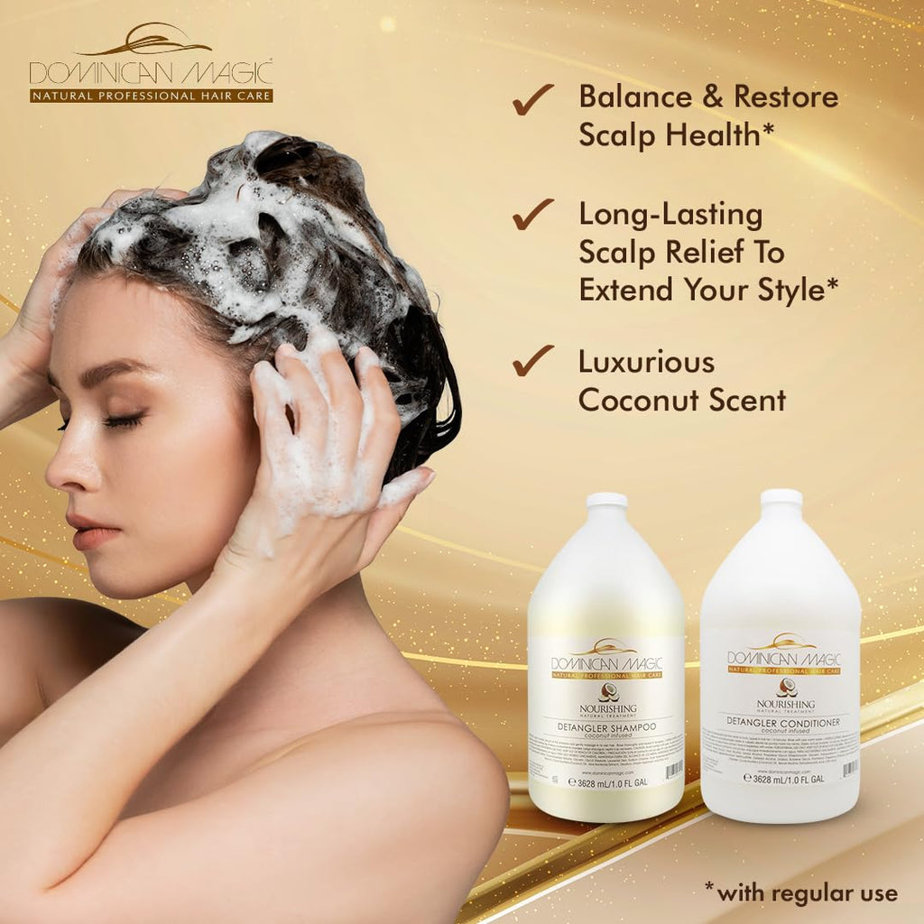 Coconut Oil Aloe Vera Shampoo and Conditioner 1 Gal x 2 H771