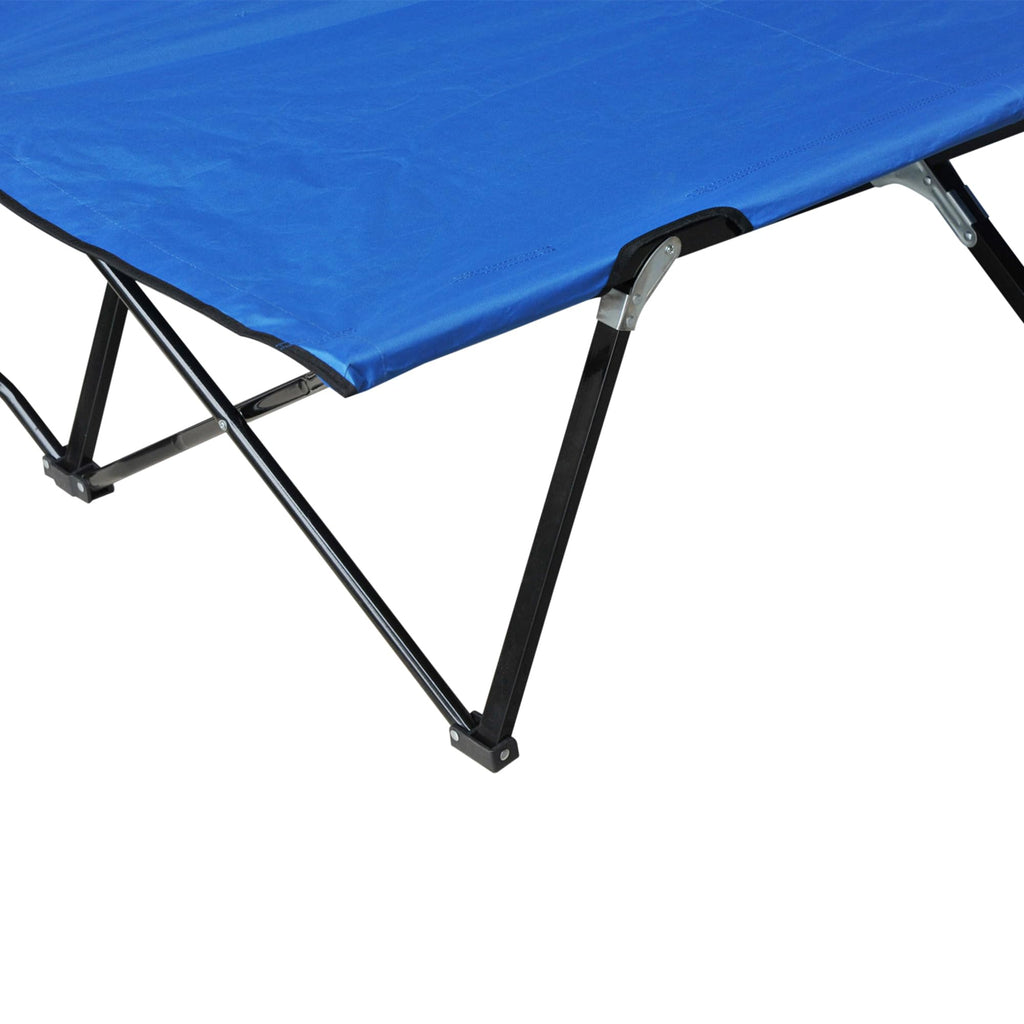2 Person Folding Camping Cot with Carry Bag E71637