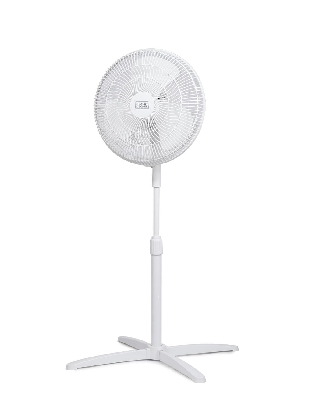 16-Inch Oscillating Pedestal Fan, 3 Speeds, White J57328
