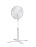 16-Inch Oscillating Pedestal Fan, 3 Speeds, White J57328