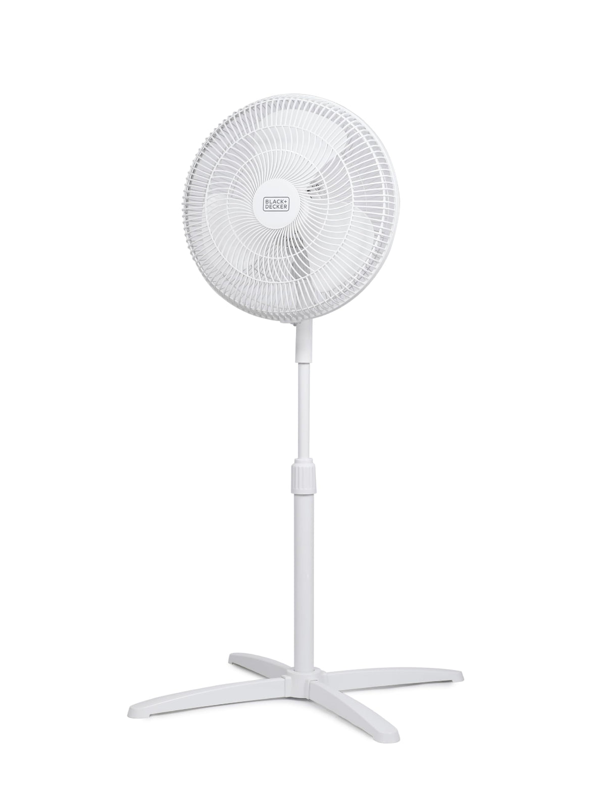16-Inch Oscillating Pedestal Fan, 3 Speeds, White J57328