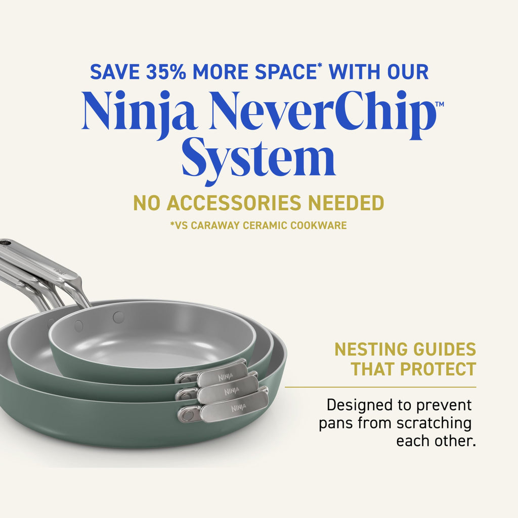 3-Piece Ceramic Fry Pan Set V323046