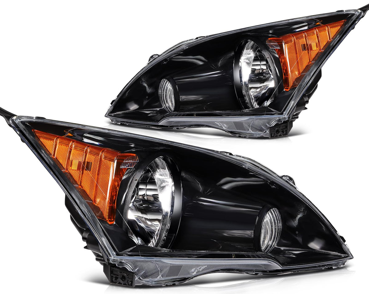 Chrome Housing Clear Corner Headlight Assembly G9415