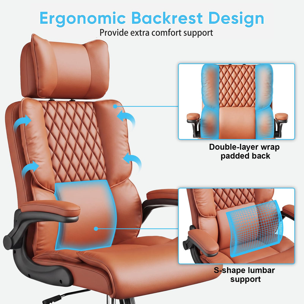 Big and Tall Office Chair with Adjustable Headrest W781703