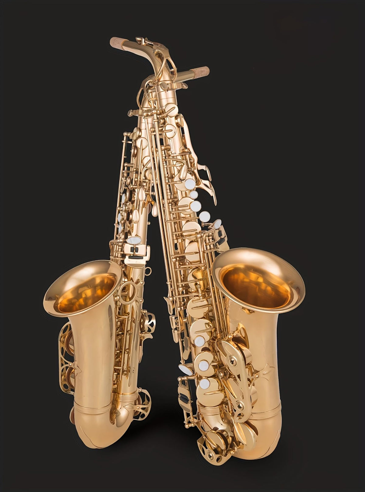 E flat Alto Saxophone with Belt Box, Whistle, Cleaning Suit Y511301