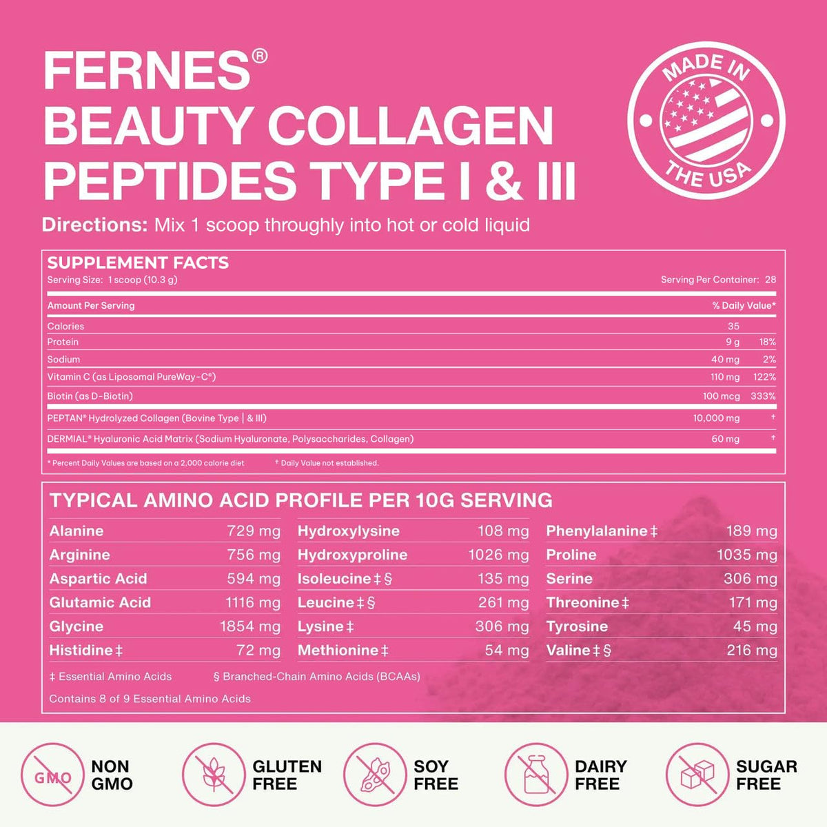 Collagen Peptides Powder 9.88 oz Unflavored X8243