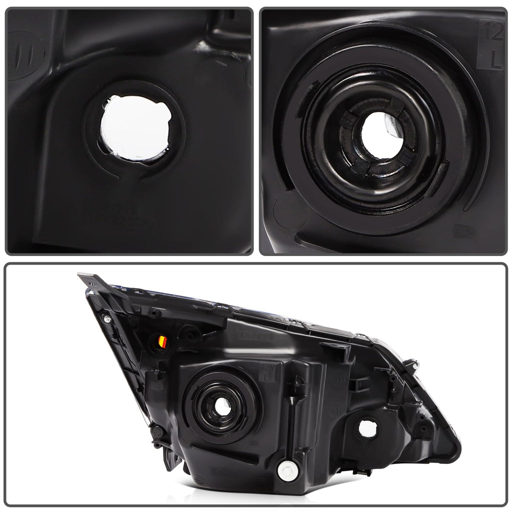 Chrome Housing Clear Corner Headlight Assembly G9415