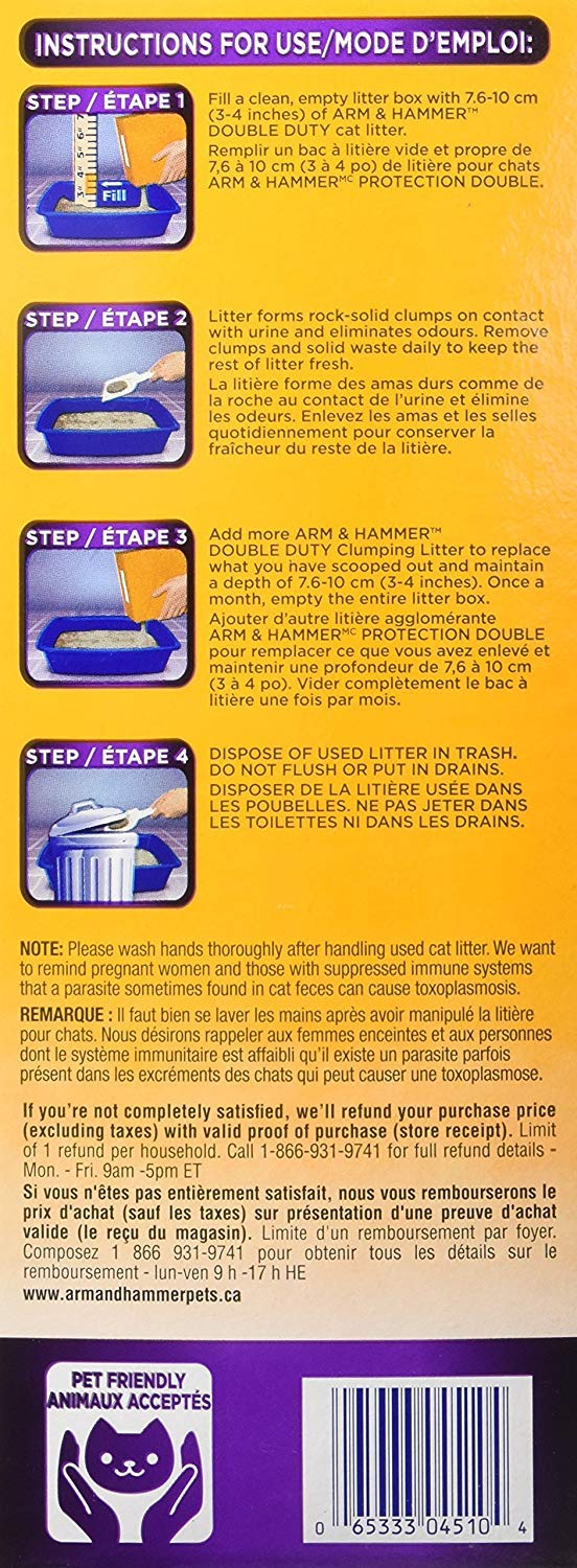 Double Duty Cat Litter B4858