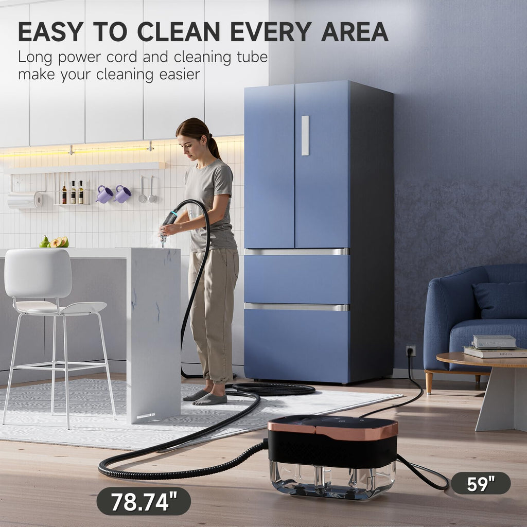 Steam Cleaner with Replacement Heads V1474