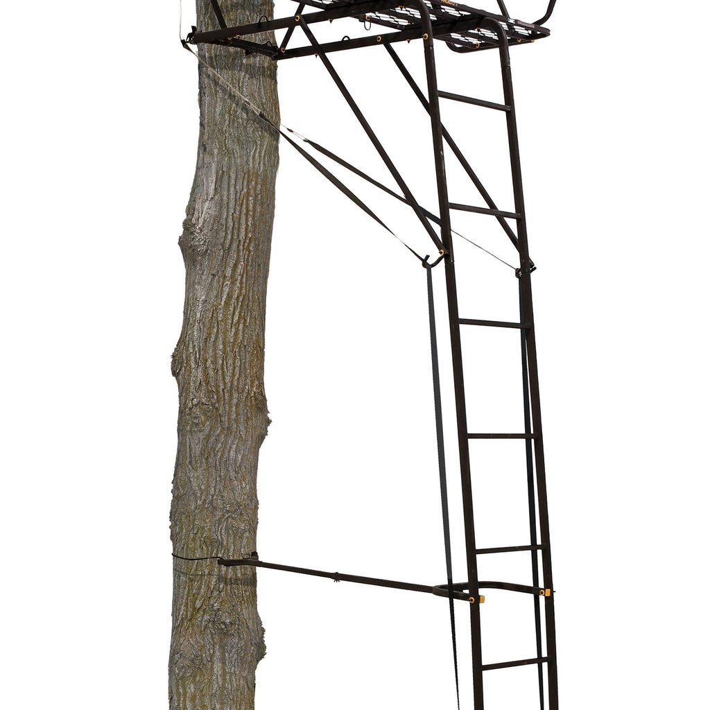 Hunting Deer Ladder Stand 20 ft with Blind Kit G344