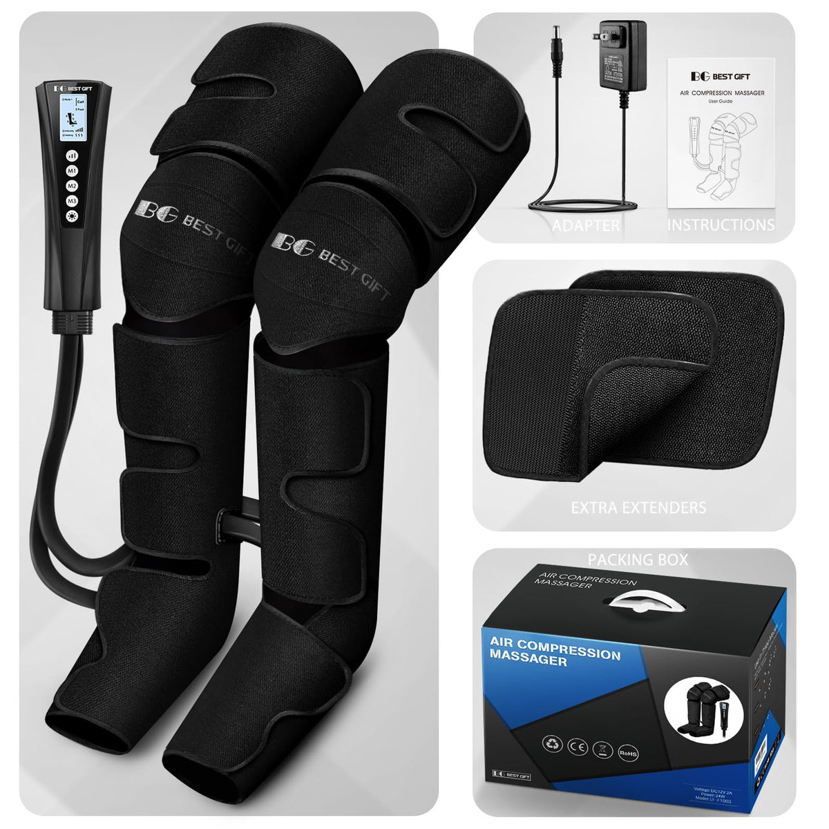 Air Compression Massager with Heat P103942