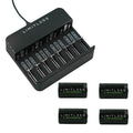 Rechargeable D Batteries 4-Pack with Charger T706686