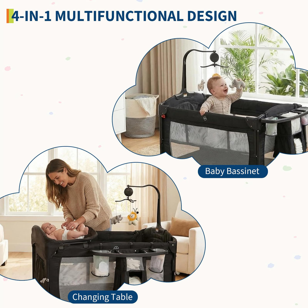 4 in 1 Baby Playard K7318