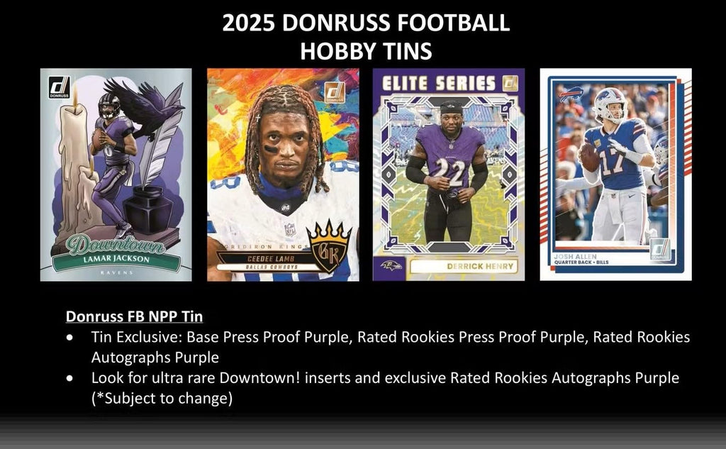 Football Trading Cards Tin B375790