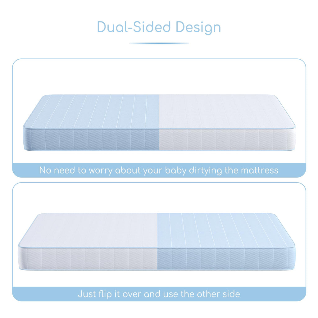 Dual Sided Memory Foam Crib Mattress U347831